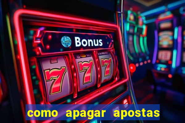 como apagar apostas no app da caixa